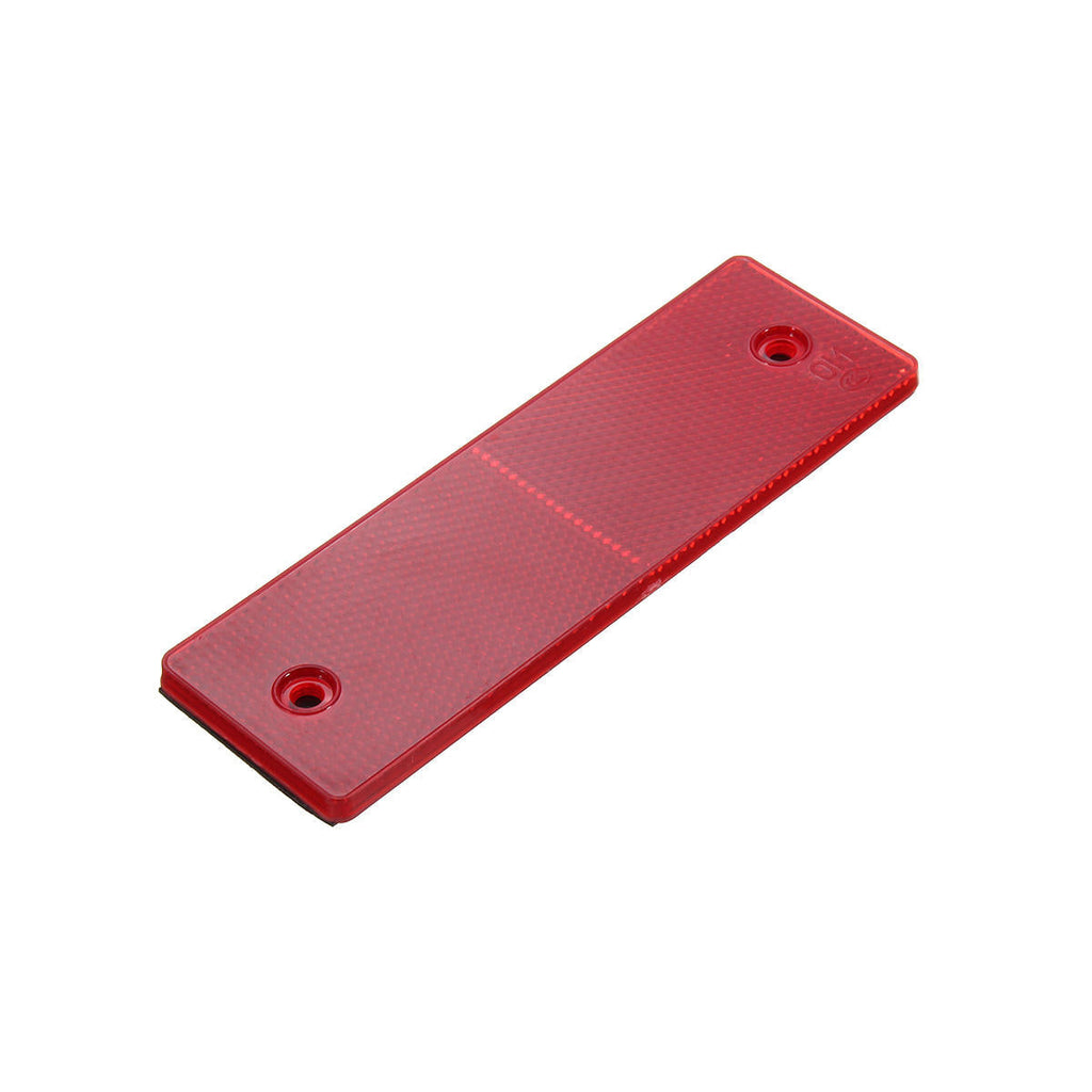 Rectangle Side Marker Reflector Red/White for Trailer Caravan Van Truck Lorry