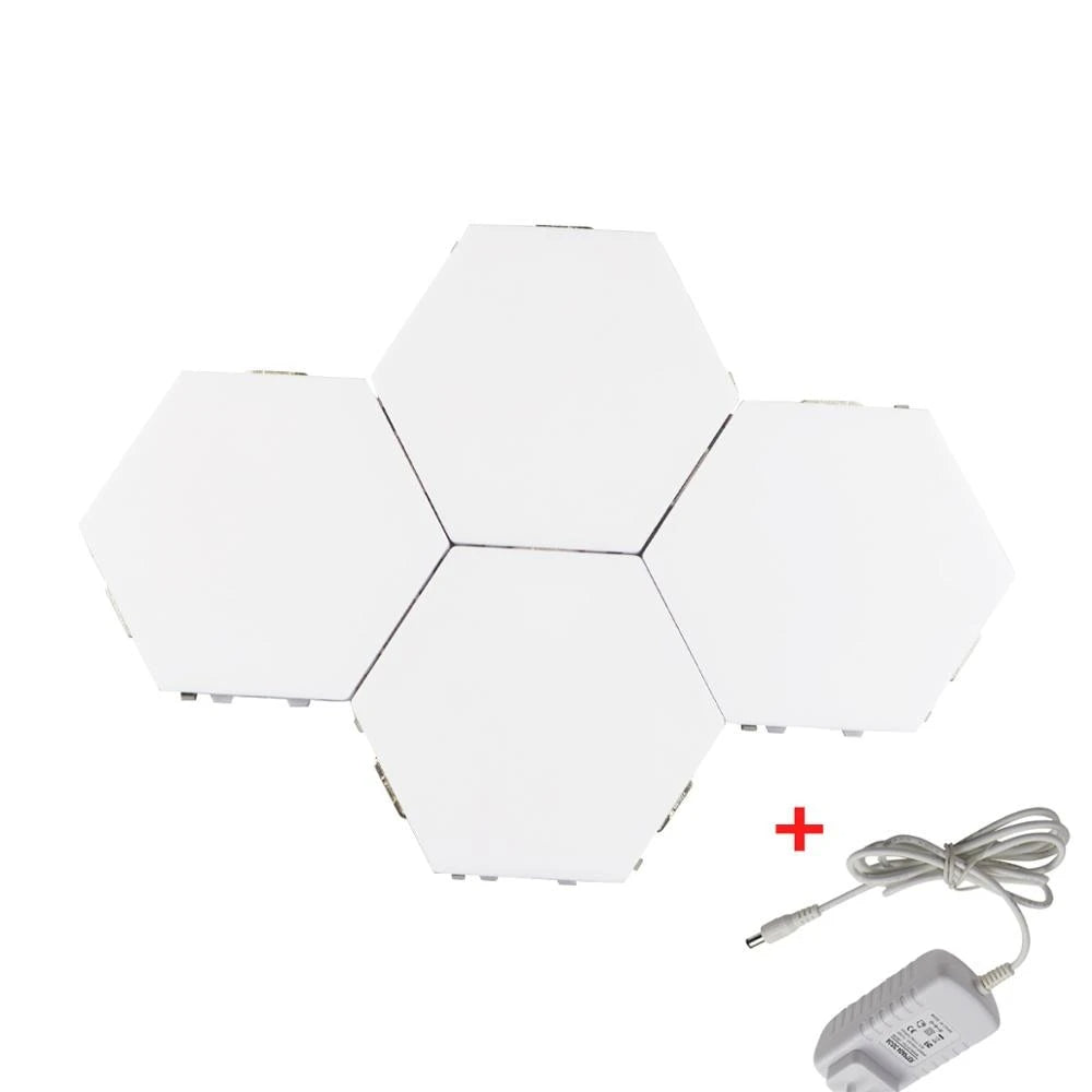 LED-Wall Touch Sensor Quantum Lamp Wall Light Home Decoration Modern Creative Honeycomb Modular Assembly Helios Adsorption