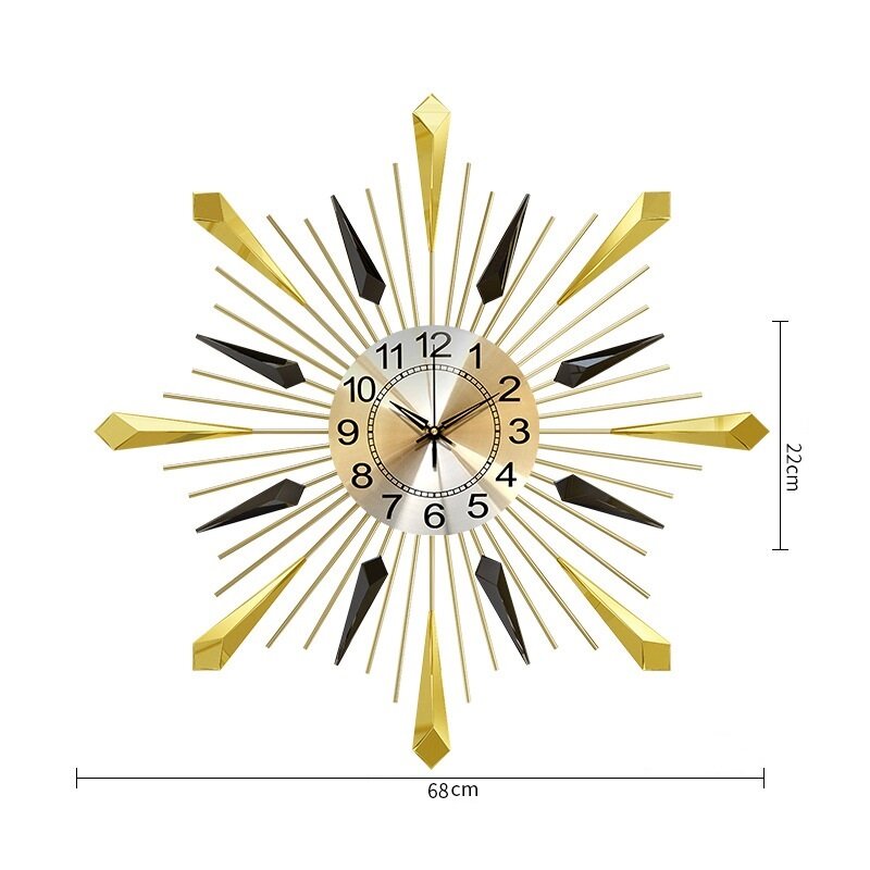 58CM/68CM Nordic Wall Clock Fashion Personality Creative Wall Clock Living Room Home Modern Minimalist Decoration