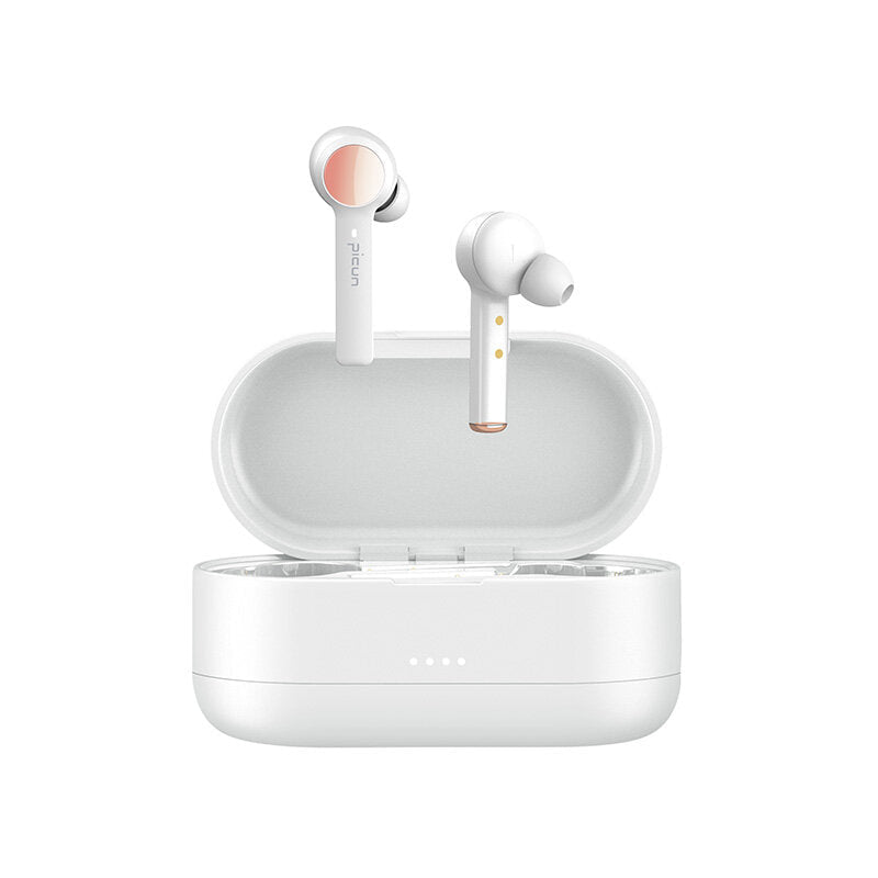 TWS Wireless Bluetooth Headset Stereo Touch Control Binaural Earphone Noise Isolation In-ear Headphone With Charging Box