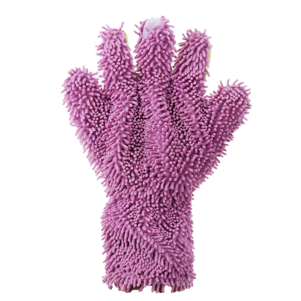 Five-finger Reusable Glove Coral Chenille Clean Wipe Washing Vehicle Washing Cleaner Tool