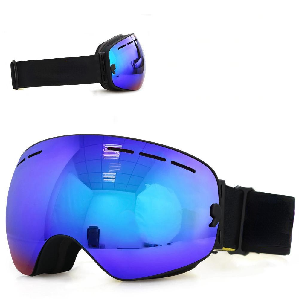 Ski Goggles Double Layers UV400 Anti-Fog Big Mask Glasses for Skiing Snowboard