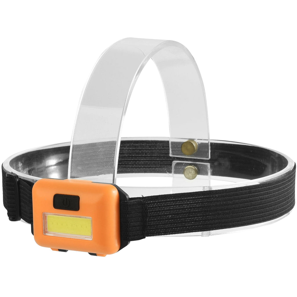 450LM COB LED Ultralight Headlamp 3 Switch Modes Adjustable Camping Running 3*AAAA Battery