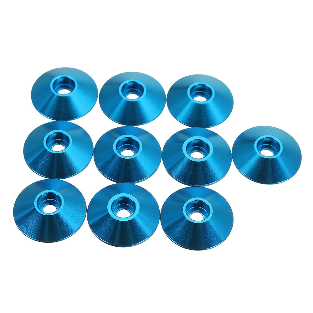 10Pcs M3 Cap Head Screw Cup Washer Extra Large Gasket Aluminum Alloy Multicolor