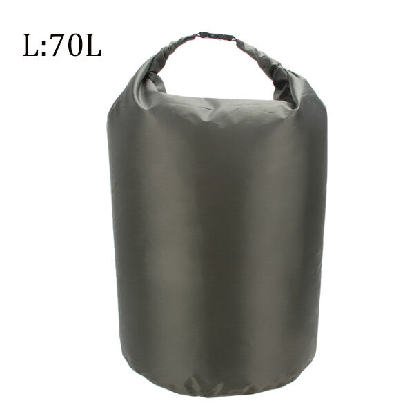 8L/40L/70L Waterproof Bag Outdoor Camping Dry Storage Bag Portable Diving Compression Storage Pack