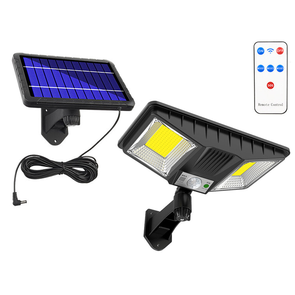 Solar Garden Light 138/160 COB Motion Sensor Security Wall Lamp Waterproof Camping Light Lawn Courtyard Patio