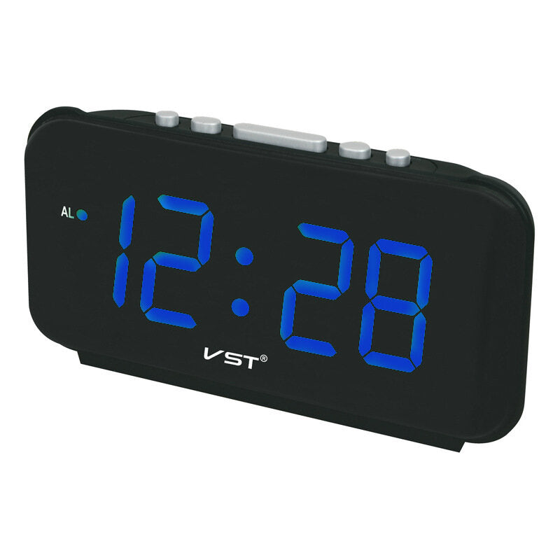 Digital Alarm Clocks EU Plug AC Power Electronic Table Clocks With 1.8 Large LED Display