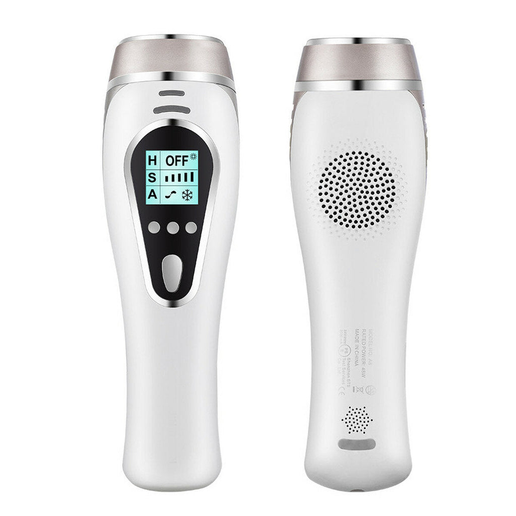 500,000 Flashes 5 Gear LCD Permanent IPL Epilator 4.3cm Multi-used Laser Painless Hair Removal System for Women & Men