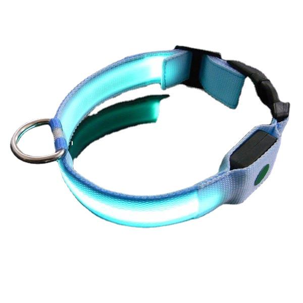 LED Pet Dog Collar Night Safety Dog Flashing Collar