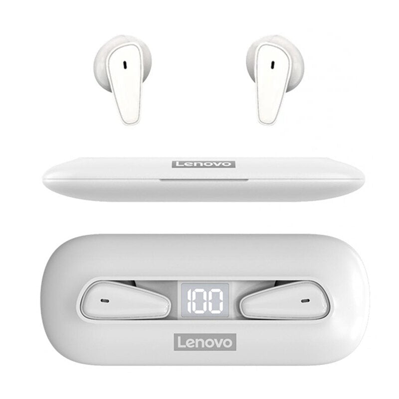 TWS Bluetooth 5.0 Earbuds Headsets 1.6CM Ultra Thin Touch Control Digital Display Stereo Hi-Fi Bass 28H Playtime Headphones