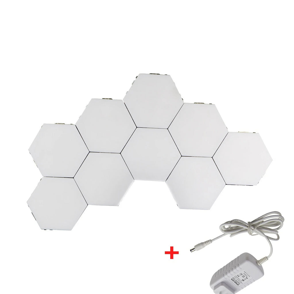 LED-Wall Touch Sensor Quantum Lamp Wall Light Home Decoration Modern Creative Honeycomb Modular Assembly Helios Adsorption