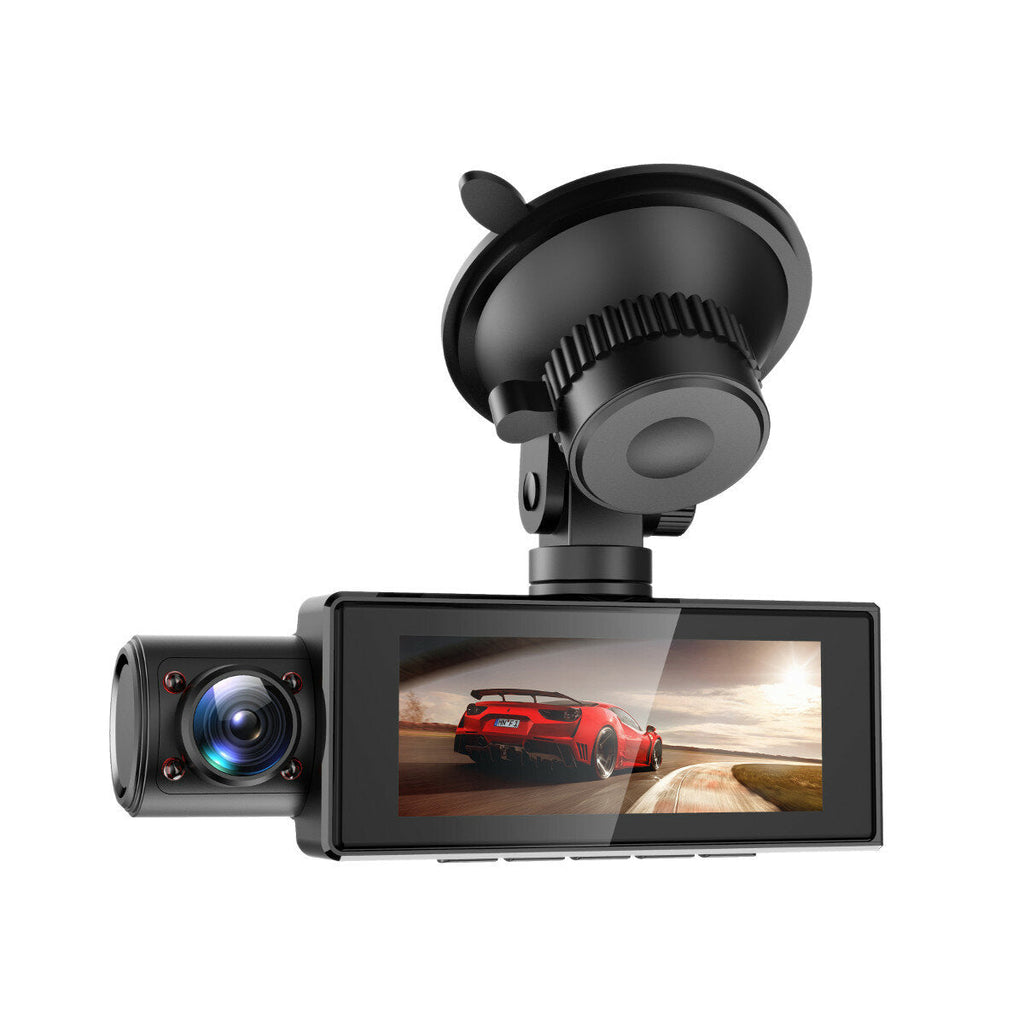 Dual Lens Vehicle BlackBOX DVR 1080P HD Night Vision Dash Cam Three Camera With GPS G-sensor Parking Monitor Car Driving Recorder