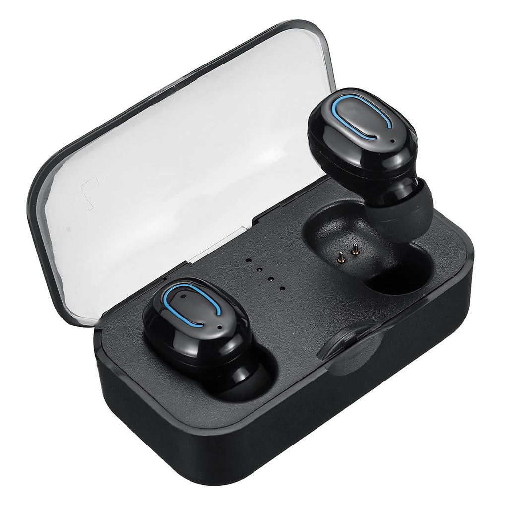 TWS Wireless Earbuds Bluetooth 5.0 Earphone Mini Portable Stereo Headphone with Mic for iPhone