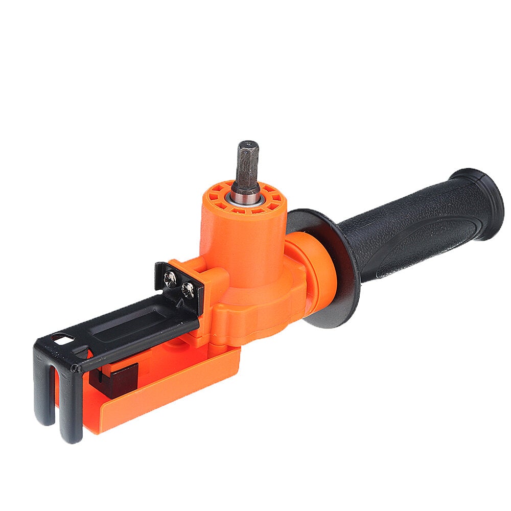 Reciprocating Saw Attachment Adapter for Wood Metal Cutting, Orange