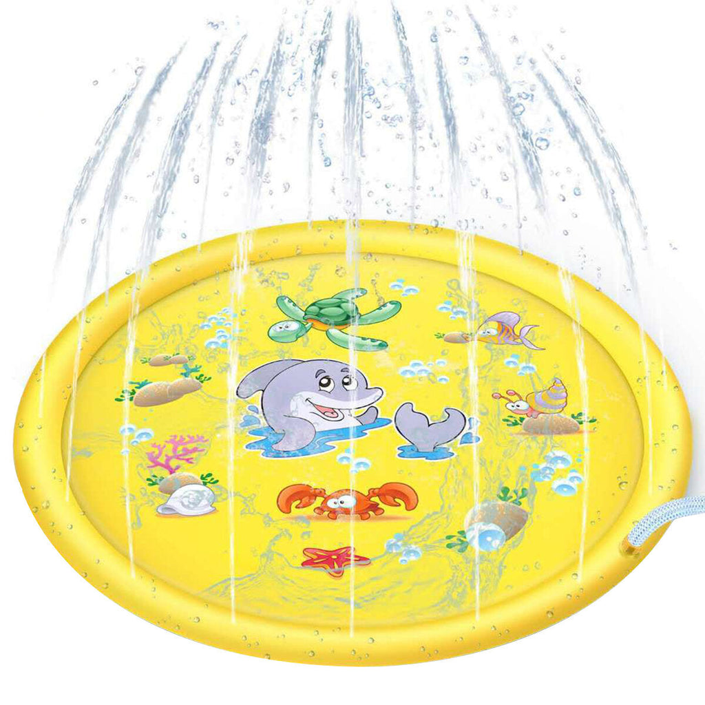 Upgraded 5-6ft Sprinkle Pad Inflatable Play Mat For Kids Toddlers Garden Patio Outdoor