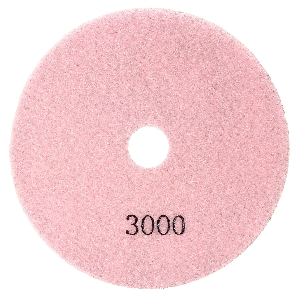 5 Inch 50-6000 Grit Diamond Polishing Pad Wet Dry Sanding Disc for Marble Concrete Granite Glass