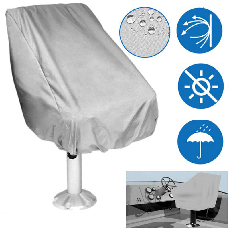 Boat Seat Cover Waterproof Boat Bench Chair Seat UV Resistant Protective Covers Furniture Covers Outdoor Sea