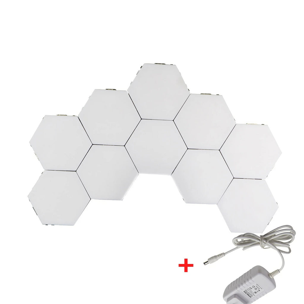 LED-Wall Touch Sensor Quantum Lamp Wall Light Home Decoration Modern Creative Honeycomb Modular Assembly Helios Adsorption