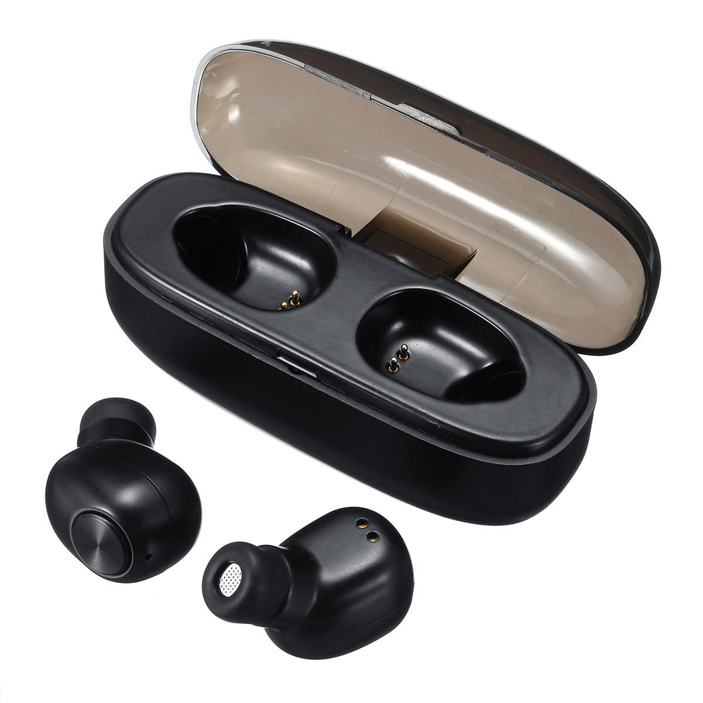 Bluetooth 5.0 TWS Wireless Earbuds Noise Cancelling Bilateral Calls IPX5 Waterproof Earphone with Charging Box