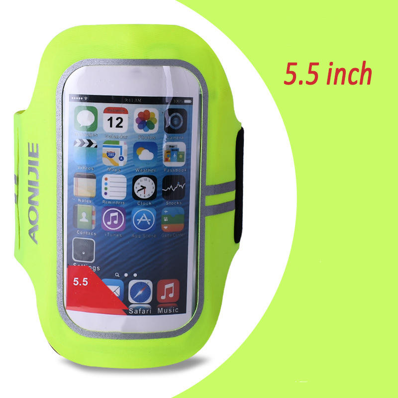 Bicycle Sports Armbands Touch Screen Waterproof For Samsung iPhone Huawei Adjustable ArmBand