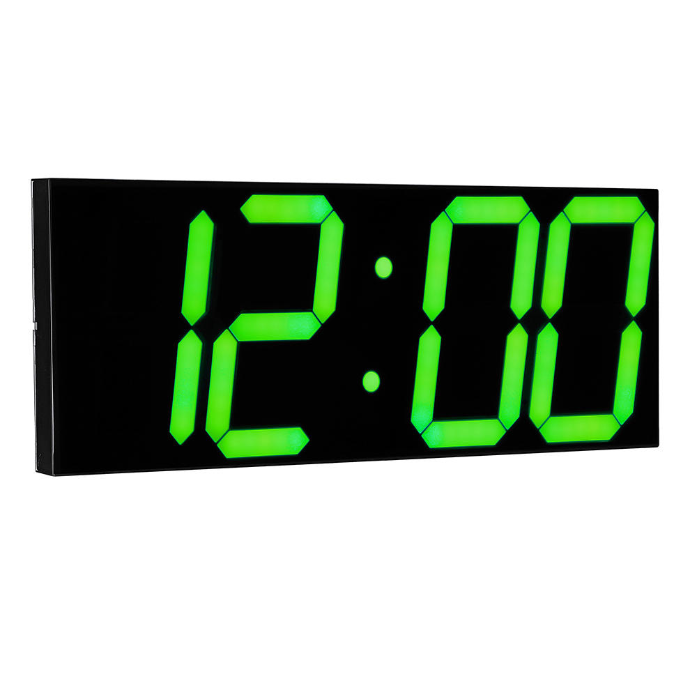 Remote Control LED Digital Wall Clock For School Home Decor Train Station