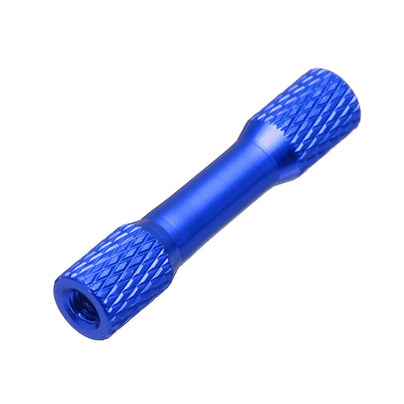 10Pcs M3 30mm Knurled Standoff Aluminum Alloy Multicolor