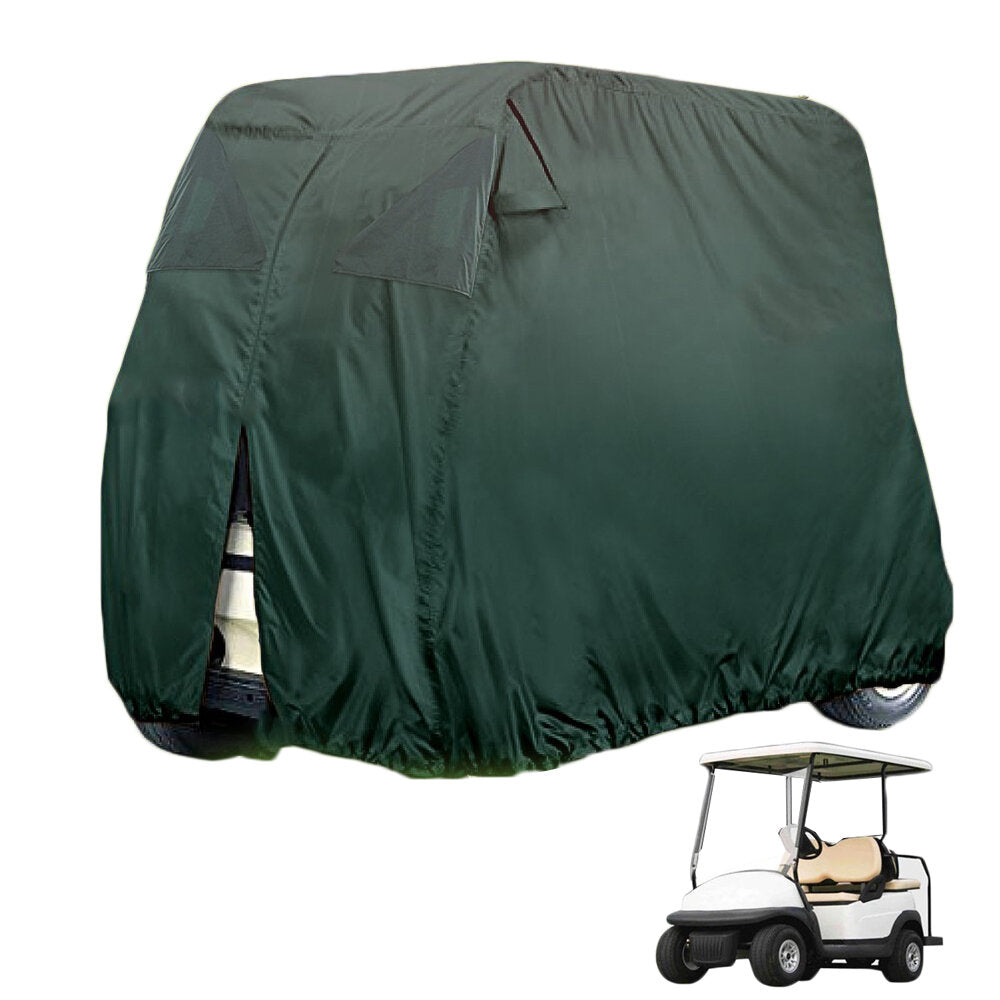 210D Oxford Cloth Golf Cart Cover Rain 2 Passenger Waterproof Outdoor Dustproof Golf Cart Protector For Club Car Accessories