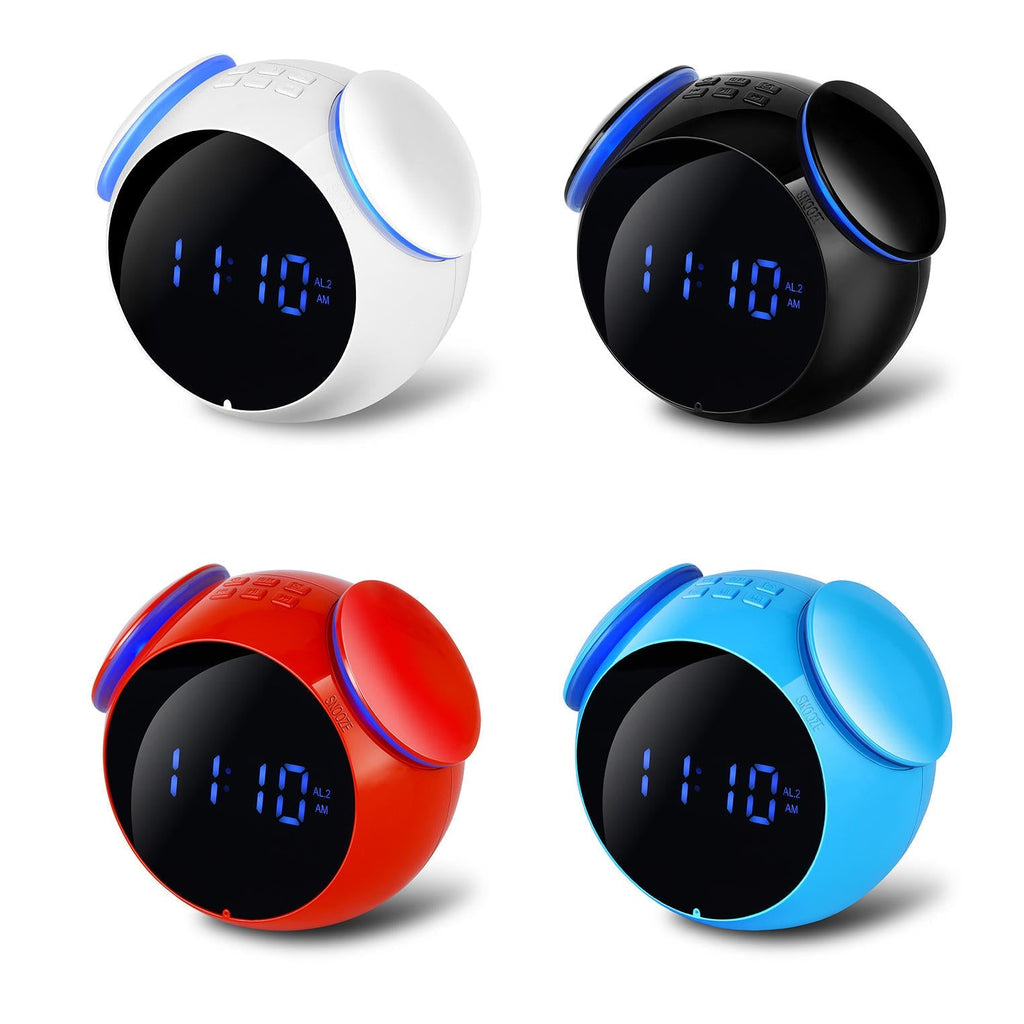 Bluetooth Speaker Mirror Alarm Clock Support AUX TF Card