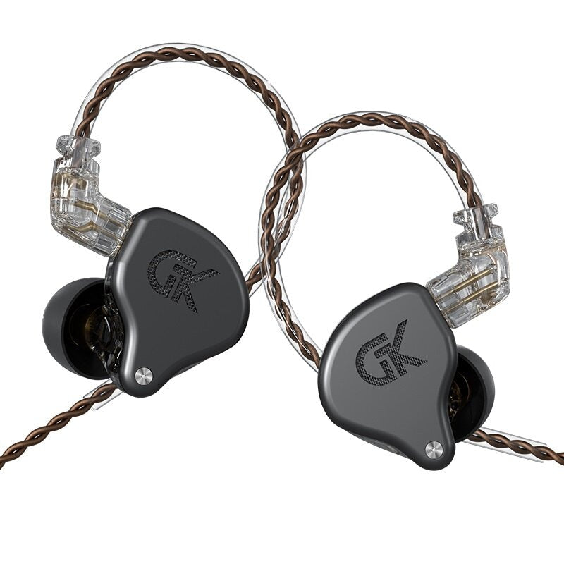 Units Earphone 3.5mm Wired Earbuds 1DD+4BA Balanced Armature Hi-Fi Stereo Bass In-ear Music Headphones
