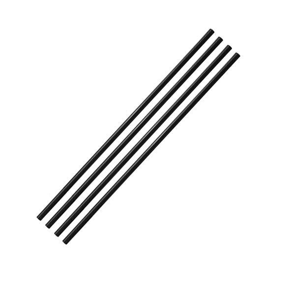 4pcs 500mm*12mm*10mm Black Carbon Fiber Tube Roll Wrapped Tube for Multicopter