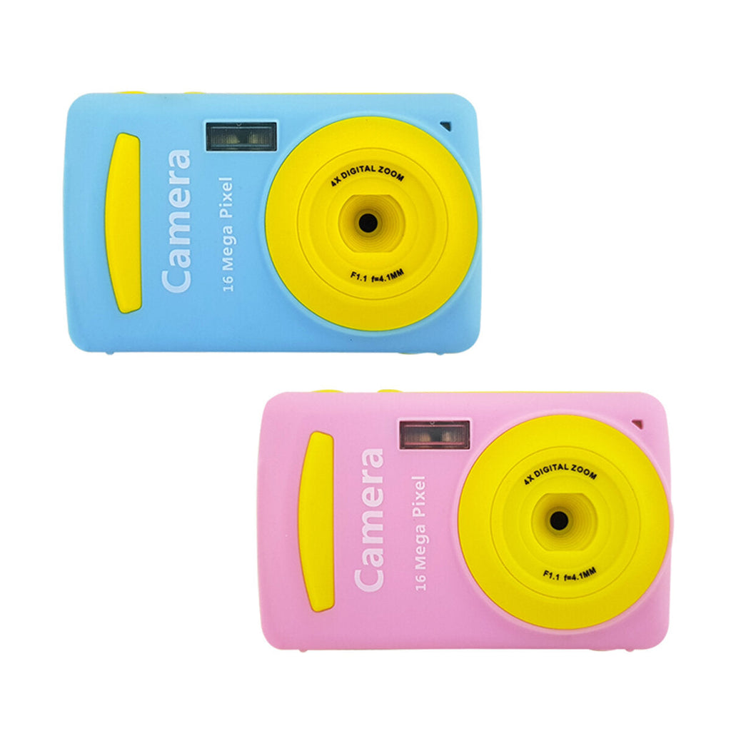 2.4 inch Screen HD Mini Children Digital Camera Card Small DSLR Camera Cartoon Color Puzzle Camera Toys Perfect Gift for Kids