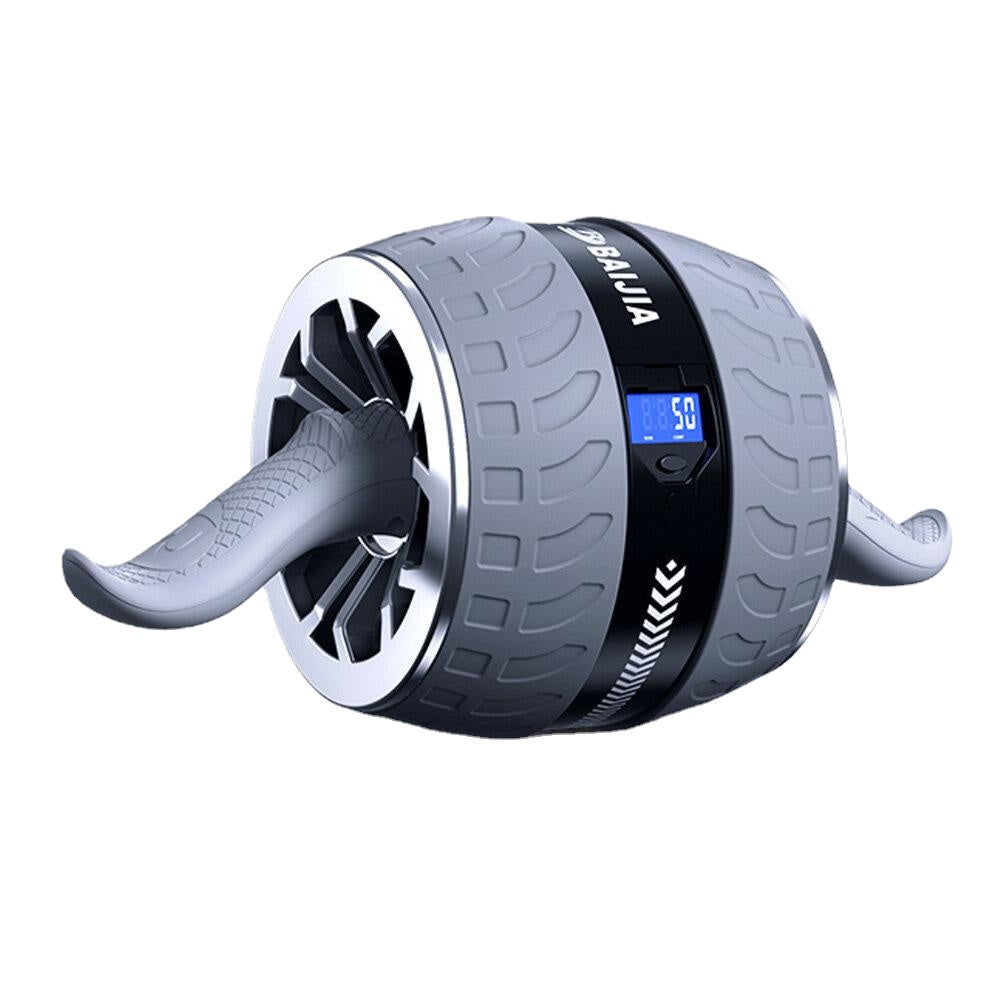 Smart Ab Roller No Noise Muscle Trainer Machine Automatic Rebound Abdominal Wheel Gym Home Fitness Equipment