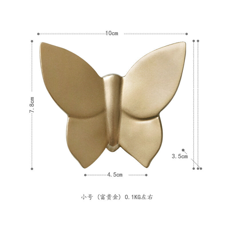 3D Resin Butterfly for Wall Poster Home Decoration TV Back Ground Wall Decoration Resin Artware Stickers