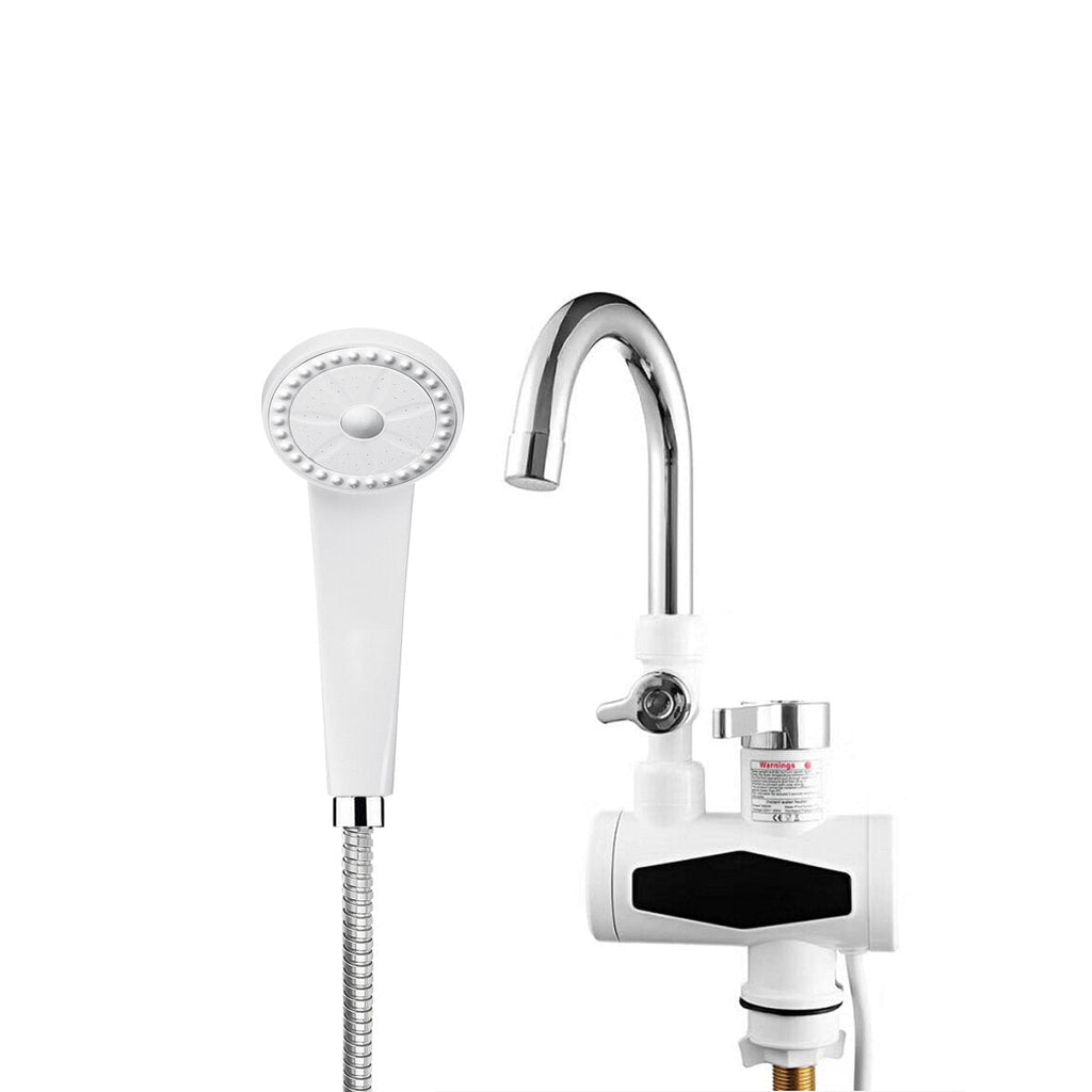 220V Electric Faucet Tap Hot Water Heater Instant For Home Bathroom Kitchen Boat