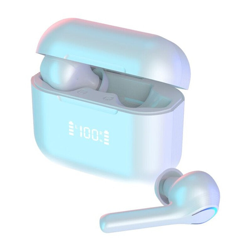 TWS Earphone 5.0 Bluetooth True Wireless Digital Display Earbuds Noise Canceling Sports WaterProof Headphone with Mic Charging Box