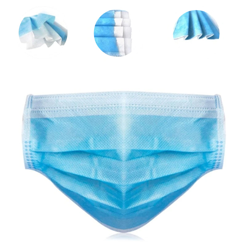 3 Layer Protective Disposable Masks Anti Particulate with CE Certification