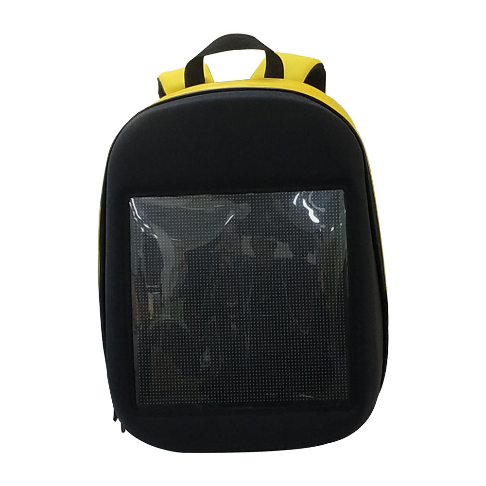 LED Screen Dynamic Backpack DIY Backpack WiFi LED City Walking Advertising BackBag Stationery Students Supplies