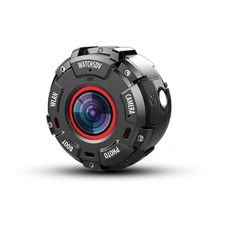 Mini Sport Action Camera 1080P HD WiFi Waterproof 30M DV Wide-angle Lenses Night Version Shooting Smart Watch Camera