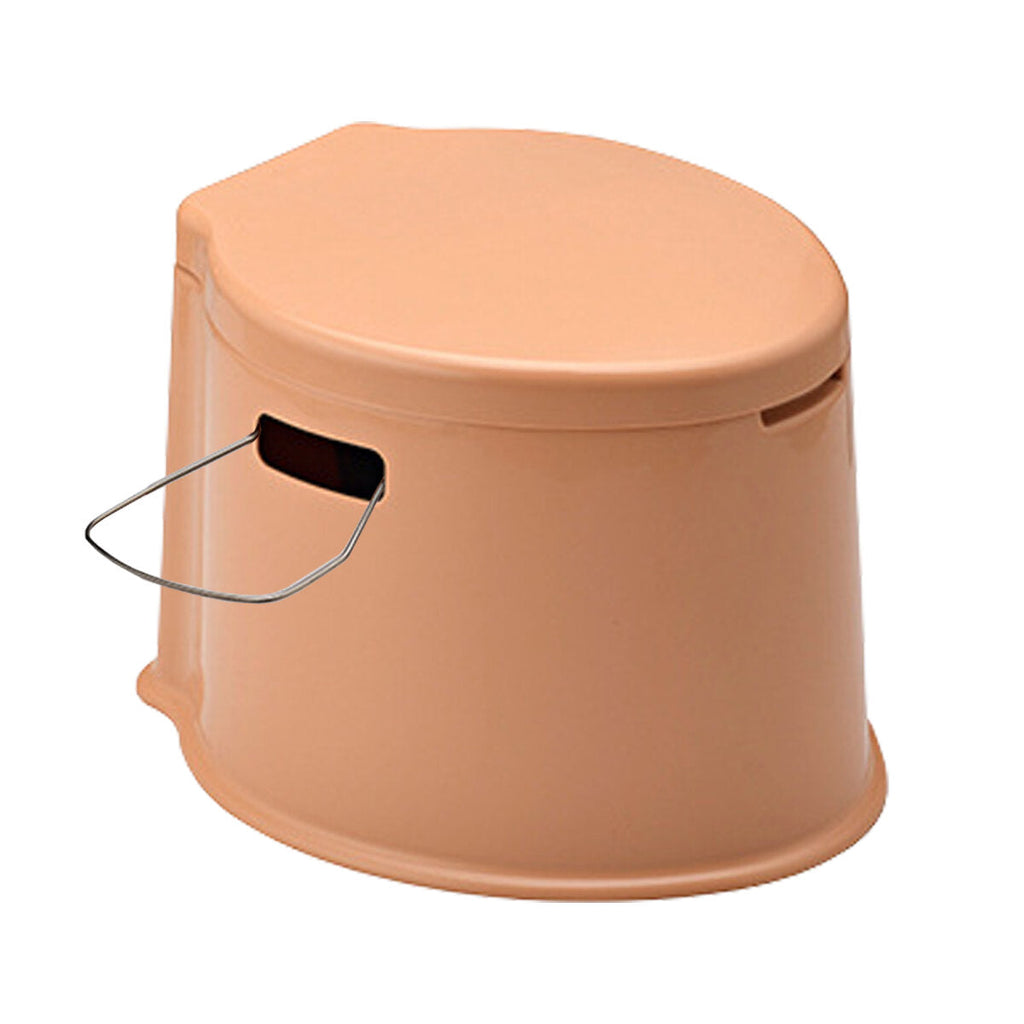 Multifunctional Mobile Toilet PP Board And Barrel Connected Bearing 100KG 5L