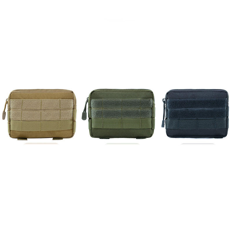 Waterproof Oxford Fabric Bag Military Tactical Molle Waist Bag Utility Pouch Emergency Pocket Bag