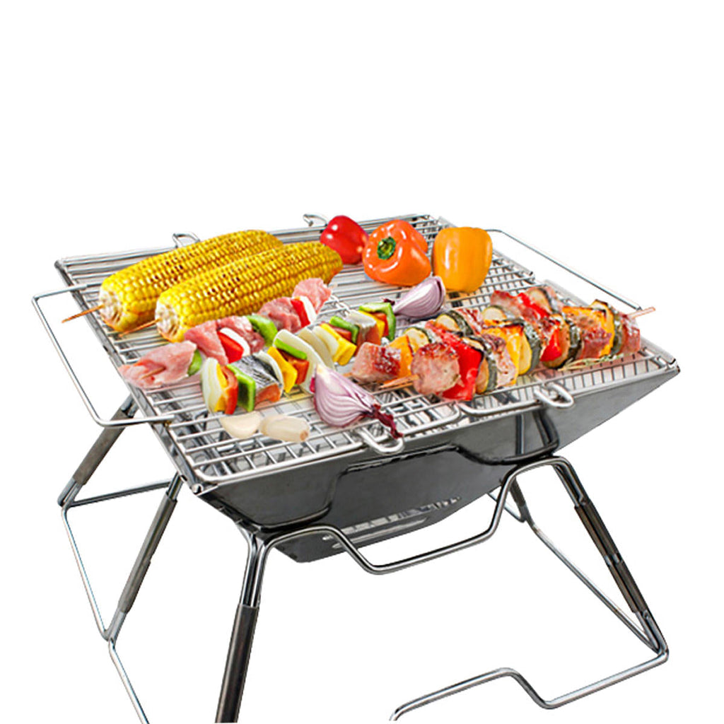 31x31x22cm Folding BBQ Barbecue Grill Portable Outdoor Home BBQ Tools Easy Installation