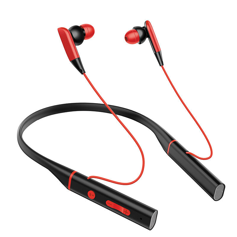 Bluetooth Headphone Neckband Earphone 15-Hour Playtime Skin-Friendly Stereo Sports Earbuds for Driving Business Office