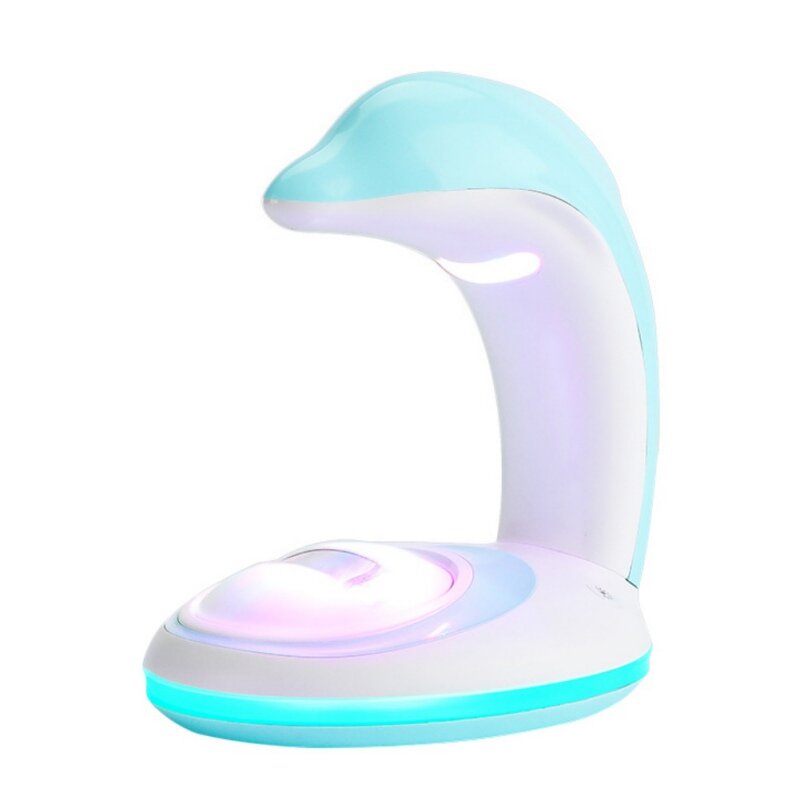 LED Lamp Night Light USB Rechargeable Rainbow Dolphin Projector Romantic Atmosphere Home Party Decoration