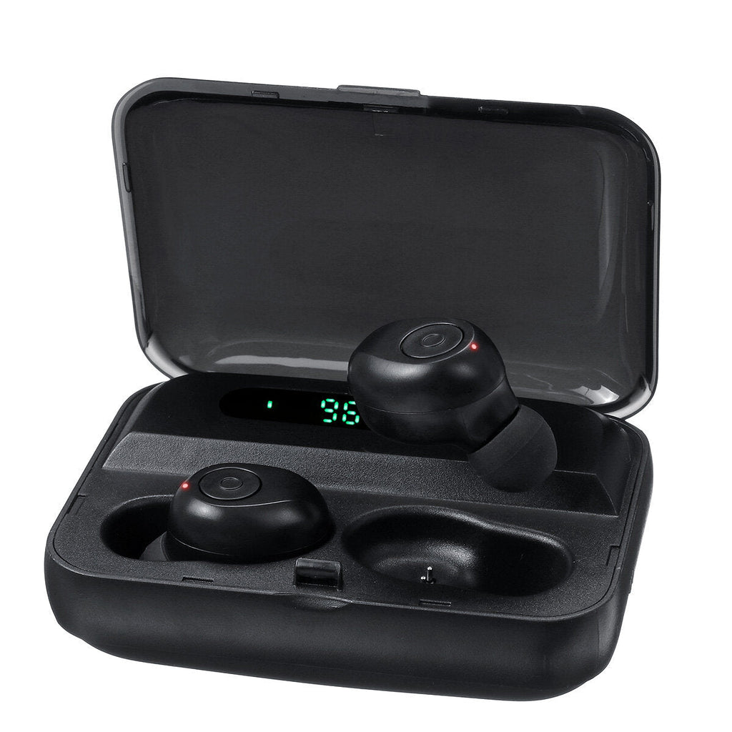 Wireless Bluetooth Stereo Earphone Intelligent Control Waterproof Earbuds with LED Digital Display Charging Case