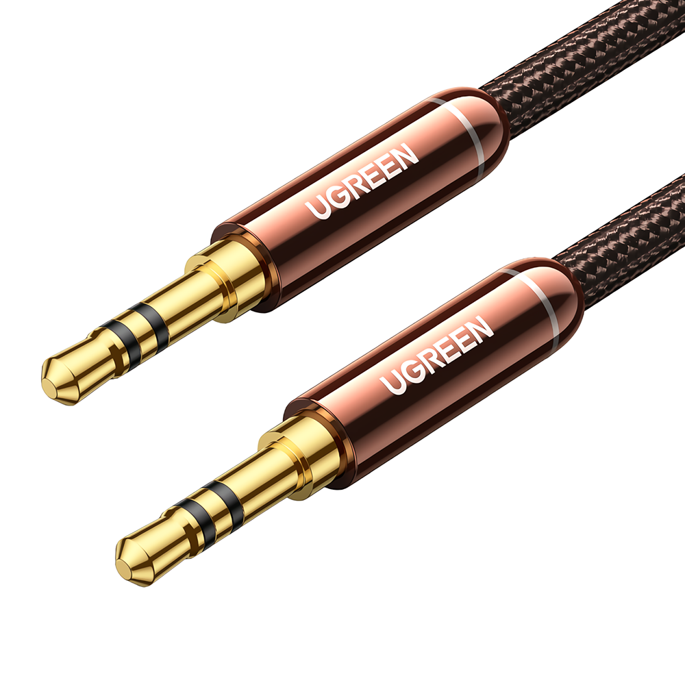 3.5mm Male to Male Audio Cable 1.5m Single Crystal Copper AUX Audio Cable Cord Silver Plating Connector