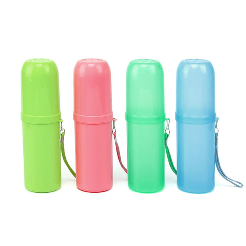 Portable Travel Case Toothpaste Box Cartoon Fruits Toothbrush Storage Cup Baskets Holder