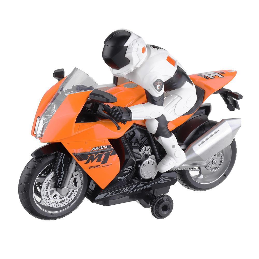 2.4G Rotate 360 RC Car MotorCycle Vehicle Model Children Toys With Music