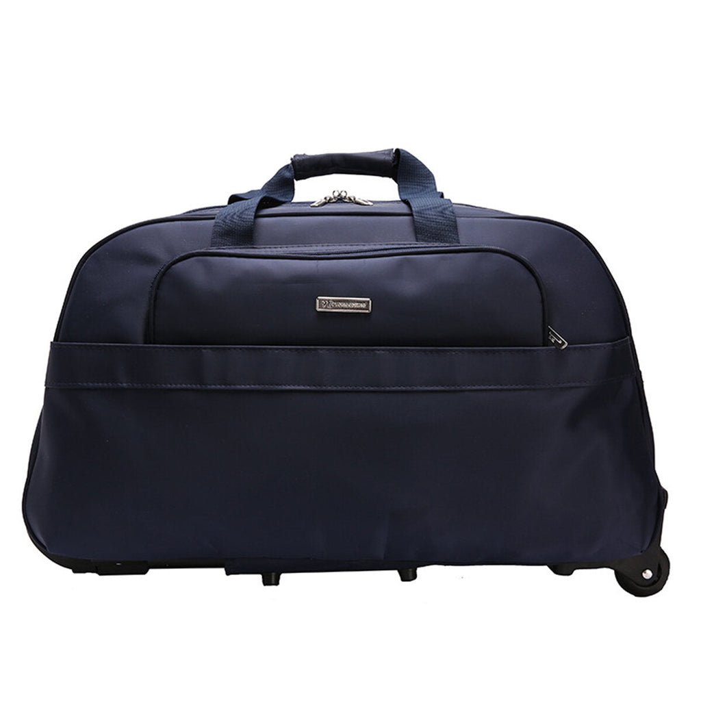 High Capacity Travel Duffle Luggage Trolley Bag With Wheels Rolling Suitcase Travel Bags Carry-On Bag