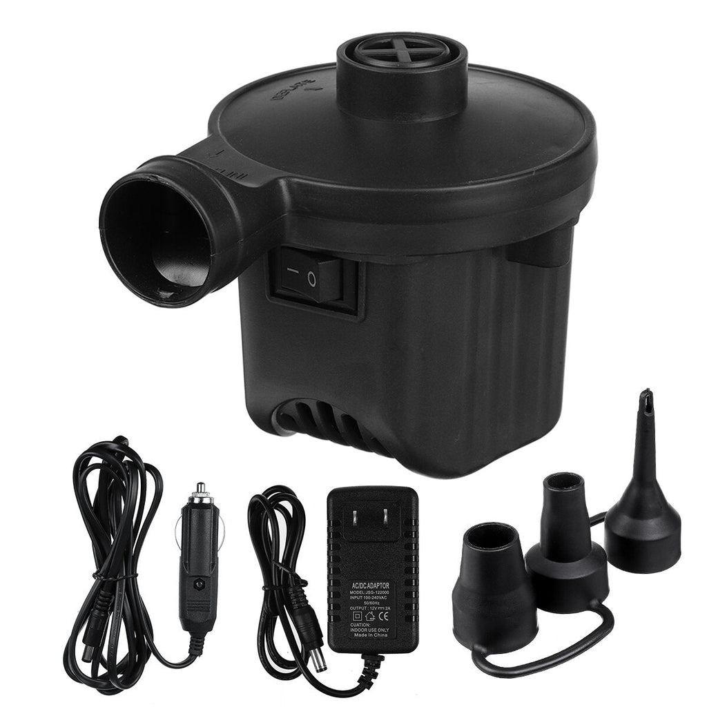 12V DC Electric Air Pump Air Mattress Pump Inflator Deflator Air Blower For Inflatable Couch Pool Floats Bed Boat Toy