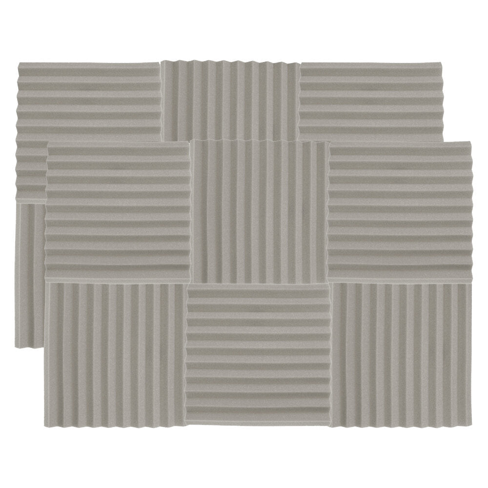 25x25x2.5cm 12 Pcs Acoustic Foam Soundproof Studio for Walls Sound